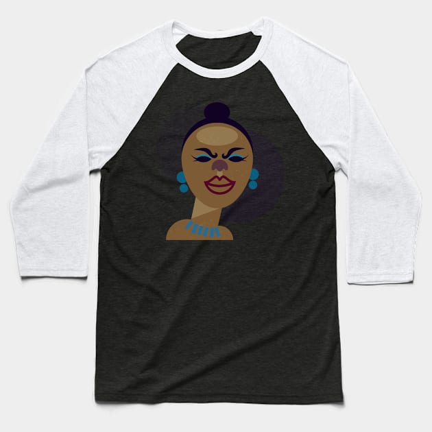 Nina Baseball T-Shirt by Beni-Shoga-Ink